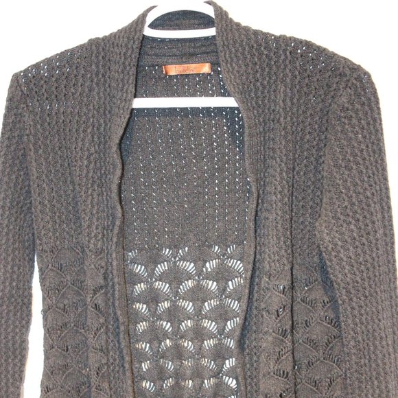 2/$20 🏷 Belldini Crochet Style Cardigan Size XS - Picture 3 of 4